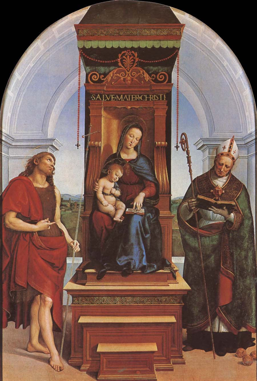 RAFFAELLO Sanzio Virgin Mary and her son